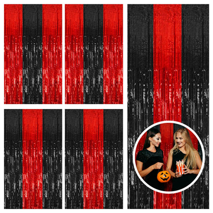 2 Pack Pink Backdrop Party Decorations Tinsel Curtain Party Backdrop Foil Fringe Birthday Decorations Photo Booth Streamer Backdrop Pink Theme Bachelorette Graduation Decor