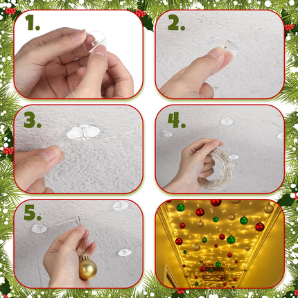 Christmas Hallway Ceiling Decorations Set, Christmas Decorations