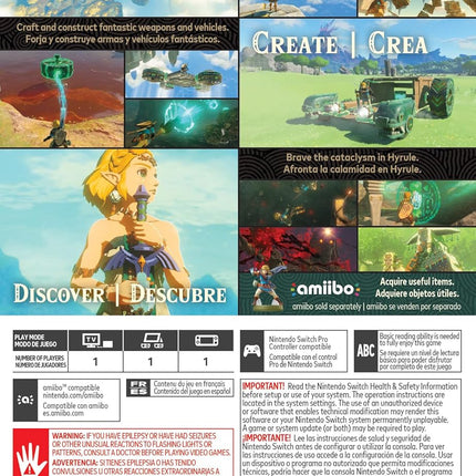 The Legend of Zelda: Tears of the Kingdom - Nintendo Switch (US Version)