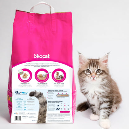Super Soft Wood Clumping Cat Litter, Unscented, 10.6 pounds - Natural Ingredients, Stops Odor, Clumps - photo 2