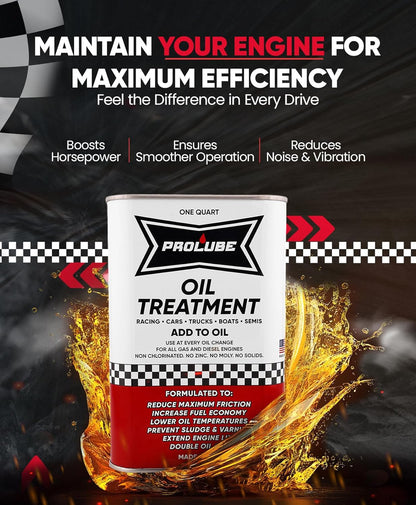 Engine Oil Treatment Additive for Gas & Diesel Engines, 1 Qt - photo 2