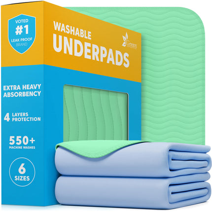 4 Pack 34" x 36" Bed Pads Washable Waterproof for Incontinence Adults, Kids - photo 9