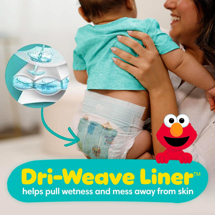 Pampers Diapers - Baby Dry - Size 1, 44 Count, Absorbent Disposable Infant Diaper (Packaging May Vary)