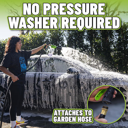 Chemical Guys TORQ Foam Blaster 6 - Foam Cannon Garden Hose Attachment, Easy to Use, Sprays Thick Suds for Safe Washing Trucks, SUVs, Motorcycles, RVs, and Other Vehicles