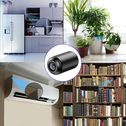 Mini Camera Wireless WiFi Hidden, 0.86 Inch Small Security Camera Indoor Outdoor with Night Vision Motion Detection, Tiny Nanny Cam for Home Security, Pet, Baby, Room