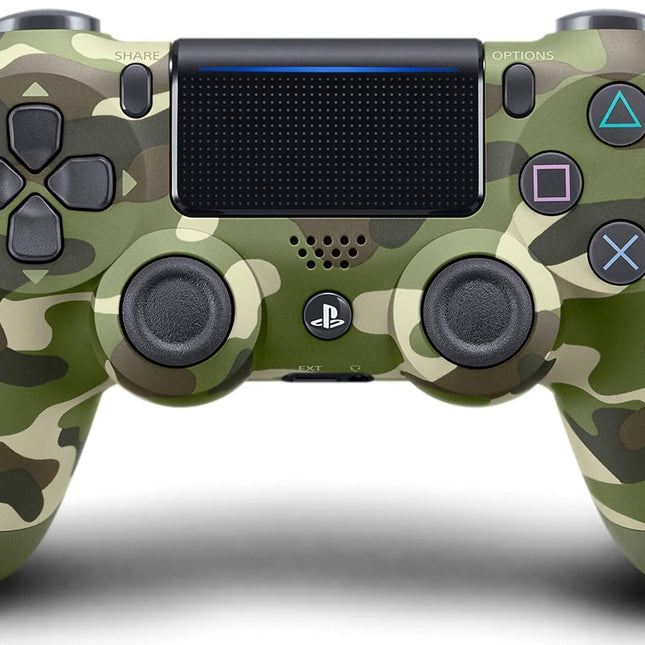 Wireless Controller for PlayStation 4 - Green Camouflage (Renewed)