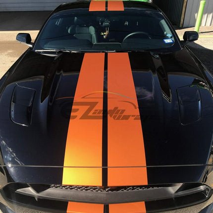 Free Tool Kit 8" Wide 10FT Long Gloss Glossy White Racing Stripes Vinyl Wrap Rally Decals Stripe Sticker