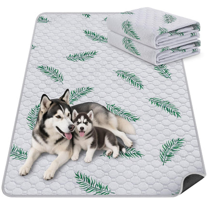 Washable Dog Pee Pads, Non-Slip Waterproof, 36 x 41 in, 2 Pack, Feather