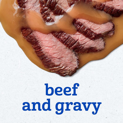 Gerber Stage 2 Baby Food, Beef and Gravy Jar, Baby Food Meat Puree, Baby Mealtime, Baby Puree Jars Glass, 10-Pack