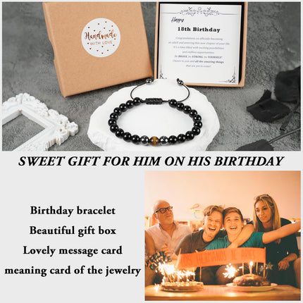 Sereney Graduation Gifts for Teens Boys Adults Son Teenage, Adjustable ID Triple Protection Happy Birthday Gifts for 9 10 11 12 13 15 16 21 30 40 50 60 Year Old Son Men Dad Grandson Brother Boyfriend