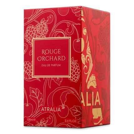 Atralia Rouge Orchard Eau de Parfum 100ml – Fruity Floral Perfume for Women, Raspberry, Rose, Cherry, Vanilla & Patchouli, Long Lasting Elegant Feminine Fragrance