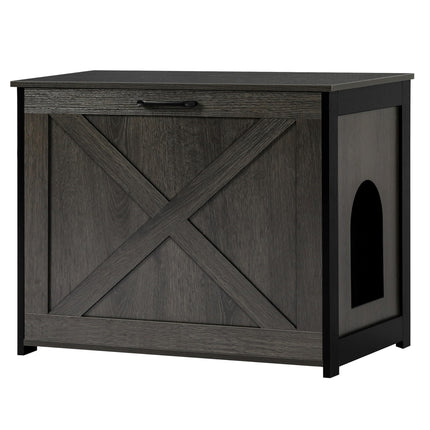 Cat Litter Box Enclosure, Hidden Litter Box Furniture, 23.6 Inches