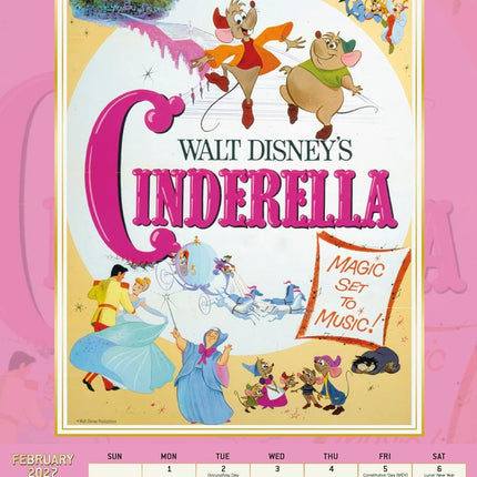 2027 Disney Classic Posters Oversized Calendar
