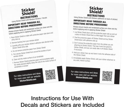 Windshield Sticker Applicator for Easy Application, Removal and - photo 2