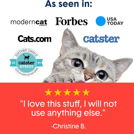 Boxie® Extra Strength 35 Day Odor Control Clumping Clay Cat & Kitty Litter 16lb, 99.9% Dust-Free, Probiotic Formula, Long-Lasting, Veterinarian Approved, Easy Scooping for Multi-Cat Homes