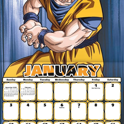 2027 Dragon Ball Z Wall Calendar