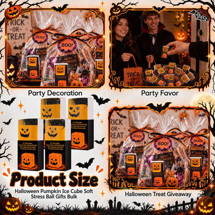 48 Sets Halloween Party Favors Pumpkin Gifts Bulk for Coworkers