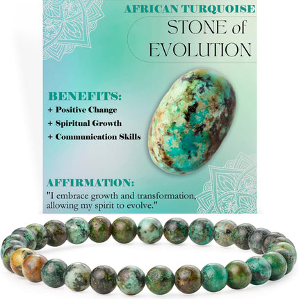 Bivei 6mm Beaded Bracelets for Women Handmade Semi Precious Natural Stone Stretch Elastic Jewelry Yoga Protection Gifts