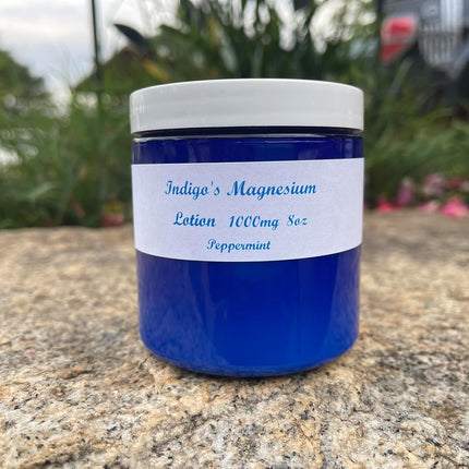 Indigo's Magnesium Lotion 1000mg (8oz, Peppermint)