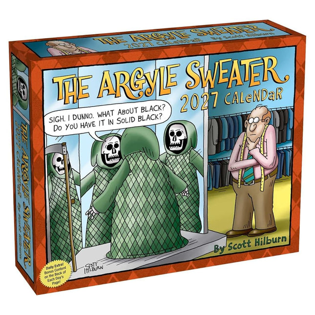 The Argyle Sweater 2027 Day-to-Day Calendar