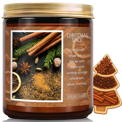 Fall Candle Set | 4 Pack Scented Candles for Home - Candle Gifts for Women Men, Soy Candles Home Scented | Autumn Fragrance of - Apple Pie/Cinnamon/Harvest/Wreath