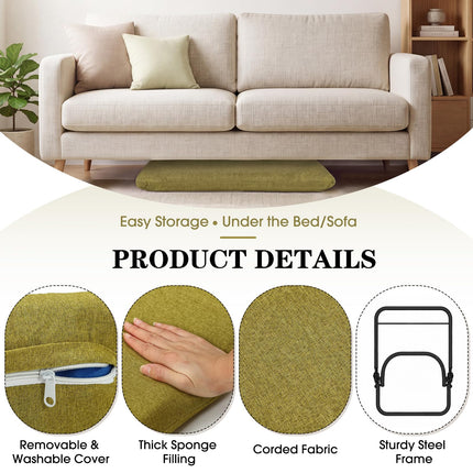 Floor Chair with Back Support 5 Position Adjustable,Pistachio Green,XL