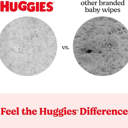 Huggies Simply Clean Unscented Baby Diaper Wipes, 11 Flip-Top Packs (704 Wipes Total), Packaging May Vary
