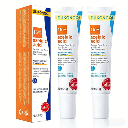 Azelaic Acid Serum for Acne-Prone Skin and Skin with Acne Concerns Suitable for Blemish-Prone Skin Redness Relief and Skin Clarity, 20g (2PCS)