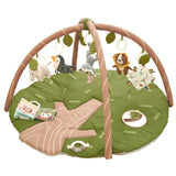 Baby Play Gym & Activity Mat, Large & Thick Tummy Time Mat, 8 Sensory Toys