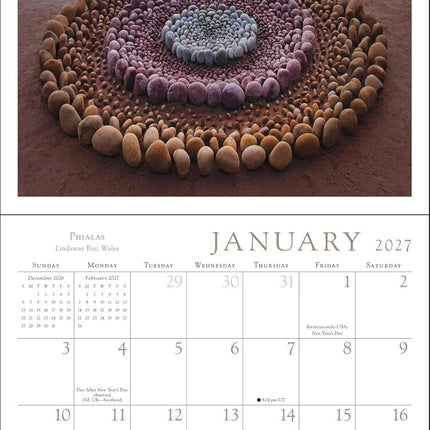 Sculpt the World 2027 Wall Calendar: Environmental Art by Jon Foreman