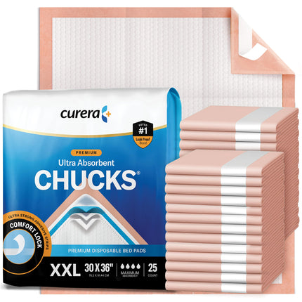 Disposable Bedwetting Bed Pads for Kids 30”x 34” [30-Pack]