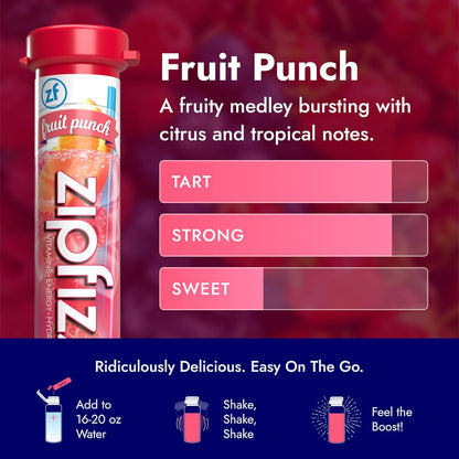 Daily Energy Drink Powder, Fruit Punch, 20 Pack 3-in-1 Sustained Energy, Rapid Hydration, and Essential - photo 4