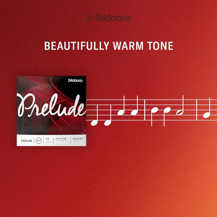 D'Addario Prelude Violin Single A String, 1/2 Scale, Medium Tension
