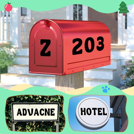 Letter Stickers Large Bulletin Board Letters for Classroom, 12 Sheets 150 Pcs Alphabet Stickers Big Self Adhesive Vinyl Letter Stickers for Poster Board Display Chalkboard Mailbox Decor(Black, 3 Inch)