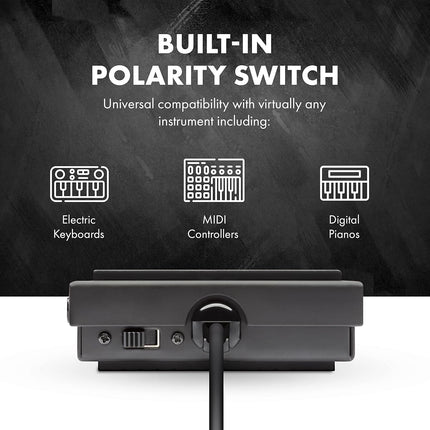 M-AUDIO SP-1 Universal Sustain Pedal For MIDI Keyboards, Digital Pianos, Electric Pianos and More
