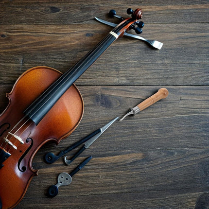 Violin Inlay Groove Carver Precision Purfling Knife Red Jujube Wood Luthier Tool for String Instrument Channel Cleaning and Detailing