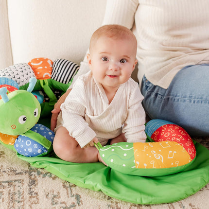 Baby Lounger Tummy Time Mat with Tummy Time Toys, Baby Play Mat for Floor