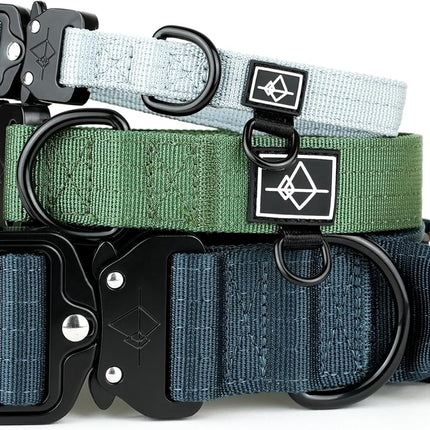 Made to ROAM Premium Dog Collar - Adjustable Heavy Duty Nylon Collar with Quick-Release Metal Buckle (Colorado Nightsky, Classic Size 4)
