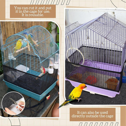 48 x 36 Inch Bird Cage Mat with Adjustable Seed Catcher - photo 4