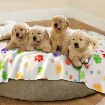 Cute Dog Blanket for Small Medium Dogs 6-Pack Soft Stretchy Fleece - photo 5