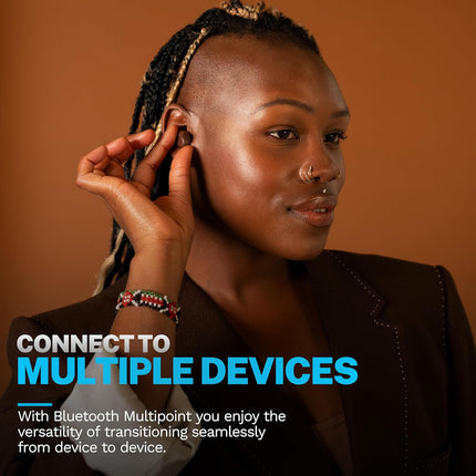 JLab JBuds Mini Tones True Wireless Bluetooth Earbuds with Charging Case, (4625 W), IP55 Sweat and Dust Proof, Bluetooth Multipoint, Be Aware Audio, 3 EQ Sound Settings, Crystal Clear Calls