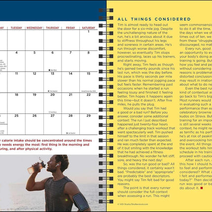 The Complete Runner's Day-by-Day Log 2027 Planner Calendar