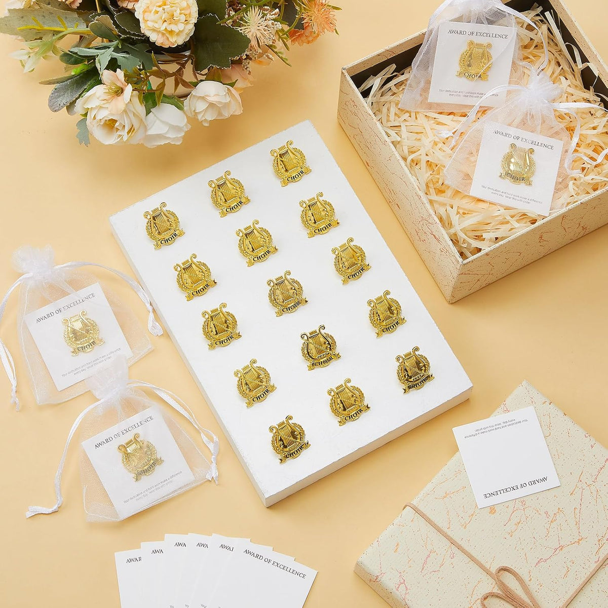 30 Set Choir Lapel Pins Bulk 2026 Graduation Souvenir Gifts Gold - photo 4