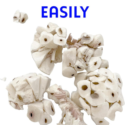 5124 Mini Sola Balls Pk18 - Handcrafted Soft sola Wood Bird Foraging Foot Toys, Small Size chewable Balls, Lightweight, Conditions Beaks and feet, Delightful for Small Size Pet Birds