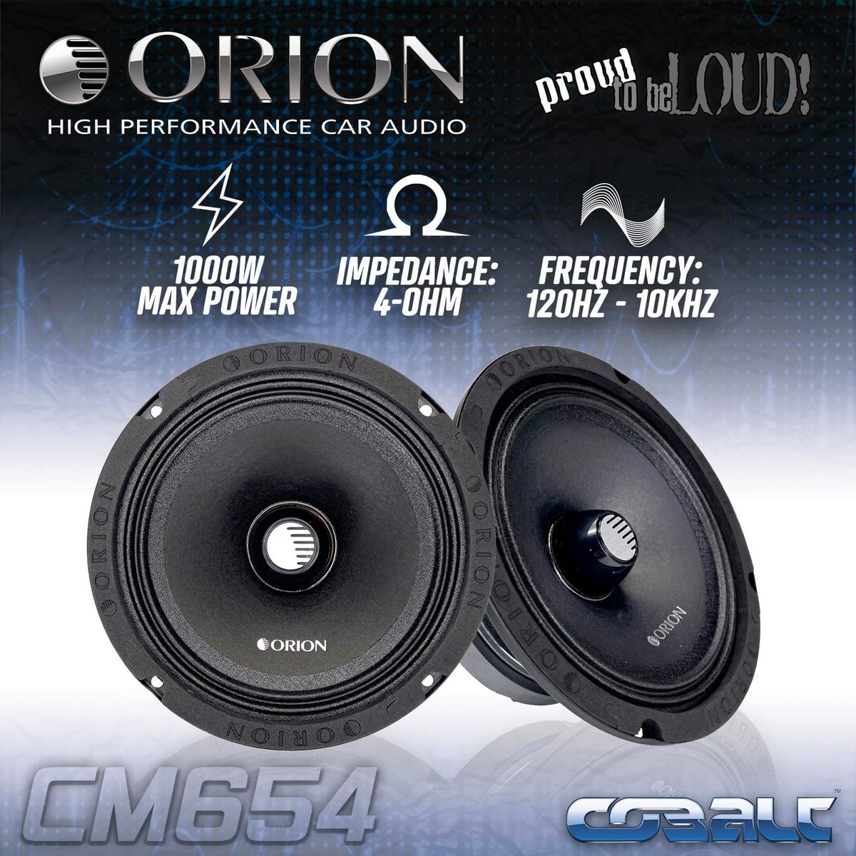 High Efficiency 6.5-Inch Mid-Range Bullet Loudspeakers, Pair - photo 3