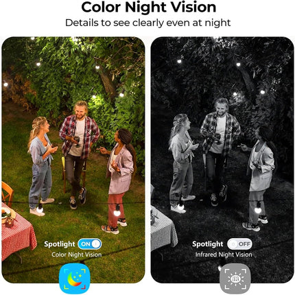 Security Cameras Wireless Outdoor 2K Solar Powered WiFi Cameras for Home Security,AI Motion Detection,Siren Alarm,Spotlight Color Night Vision,2-Way Audio,SD/Cloud Storage