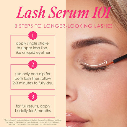 Grande Cosmetics GrandeLASH-MD Lash Enhancing Serum - Peptide & Vitamin Infused Formula for Longer, Thicker, Fuller Looking Lashes - Ophthalmologist Tested, Cruelty-Free