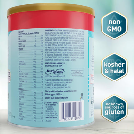 High Calorie Premature Baby Formula with Iron, DHA, Vitamins & Minerals, 23 oz Can