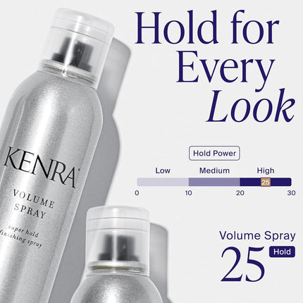 Kenra Professional Volume Spray 25 | Super Hold Finishing & Styling Hairspray | Flake-free & Fast-drying | Wind & Humidity Resistance | All Hair Types