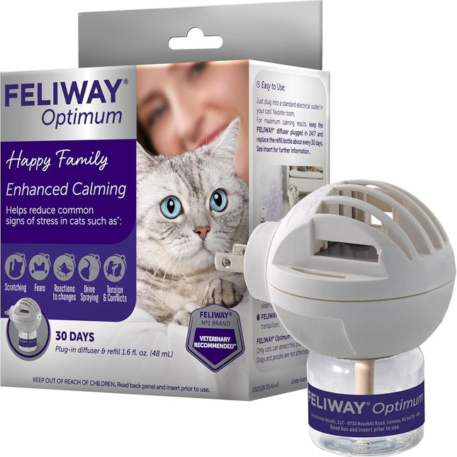 30 Day Cat Calming Plug In Pheromone Diffuser Starter Kit